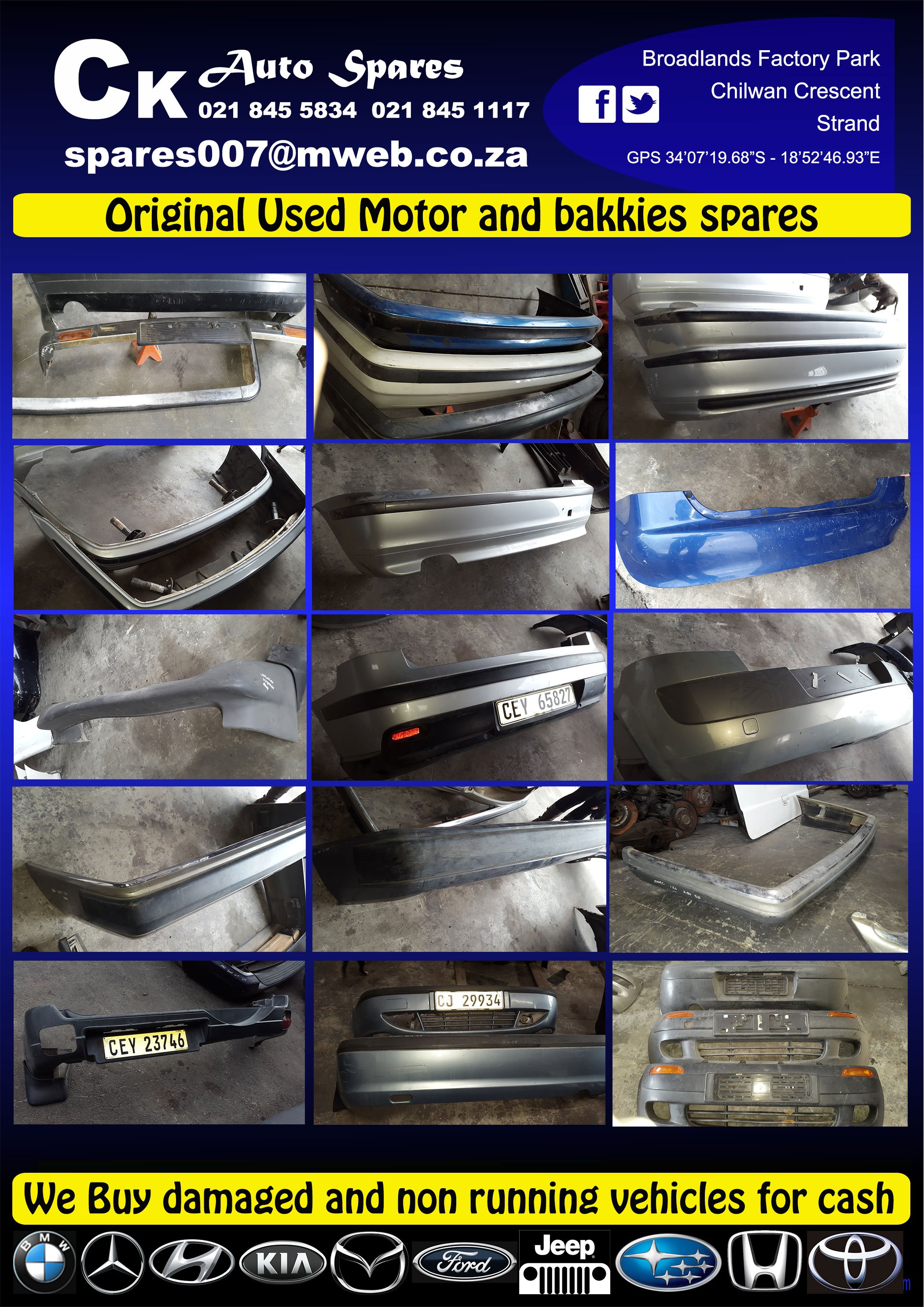 CK Auto Spares on X