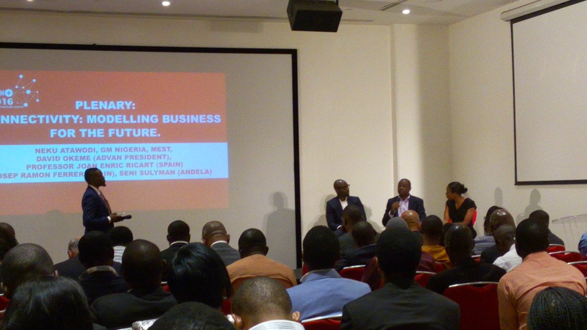 TheAkindare's tweet image. Panel - Connectivity: Modeling business for the future with Neku Atawodi, David Okeme, &amp;amp; Dayo Adesanya #TechPlus2016