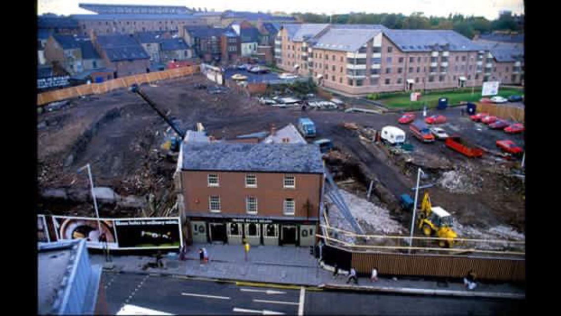 When the shopping centre was being build around us. #Newcastle #old photos