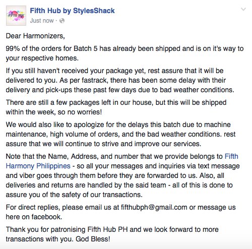 5th_HarmonyPH's tweet photo. A message from Fifth Hub PH #Batch5 #CustomizedMerchandise https://t.co/EPWancV3Eo