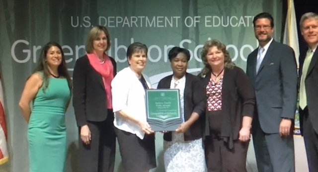 Alachua County Schools received the US Dept. of Education Green Ribbon School Award in Washington DC yesterday!