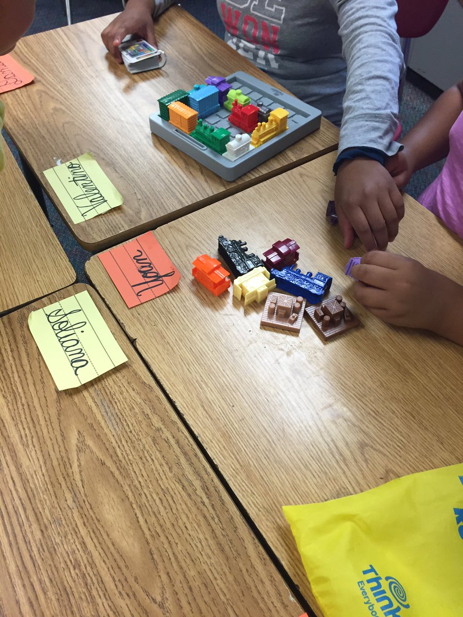MathRandolph's tweet photo. Third graders playing Think Fun games in summer school @APSMath @MathRandolph @RandolphStars https://t.co/kLMu8vZn2r