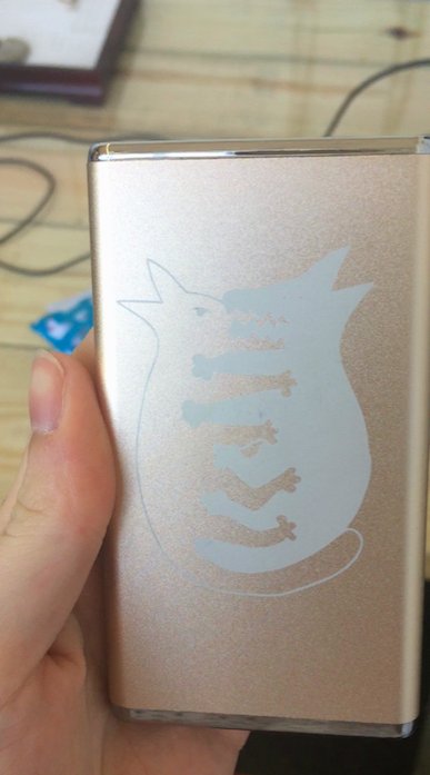 MassChallenge's tweet photo. MADE@, our R&D facility, created this engraved charger with the Epilog Mini 24 Laser Cutter & Engraver! #WhatWeMADE https://t.co/MlzZMbcs8R