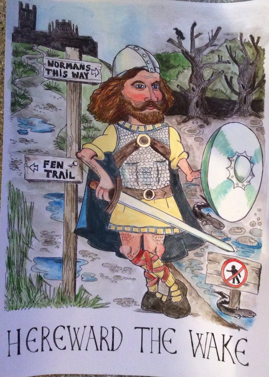 WakeHereward's tweet photo. A BIG Welcome all new Followers! A new Facebook Group: https://t.co/p8dsDFFf4J #Hereward illustration by #SusanModen https://t.co/TZC4RPMmBH