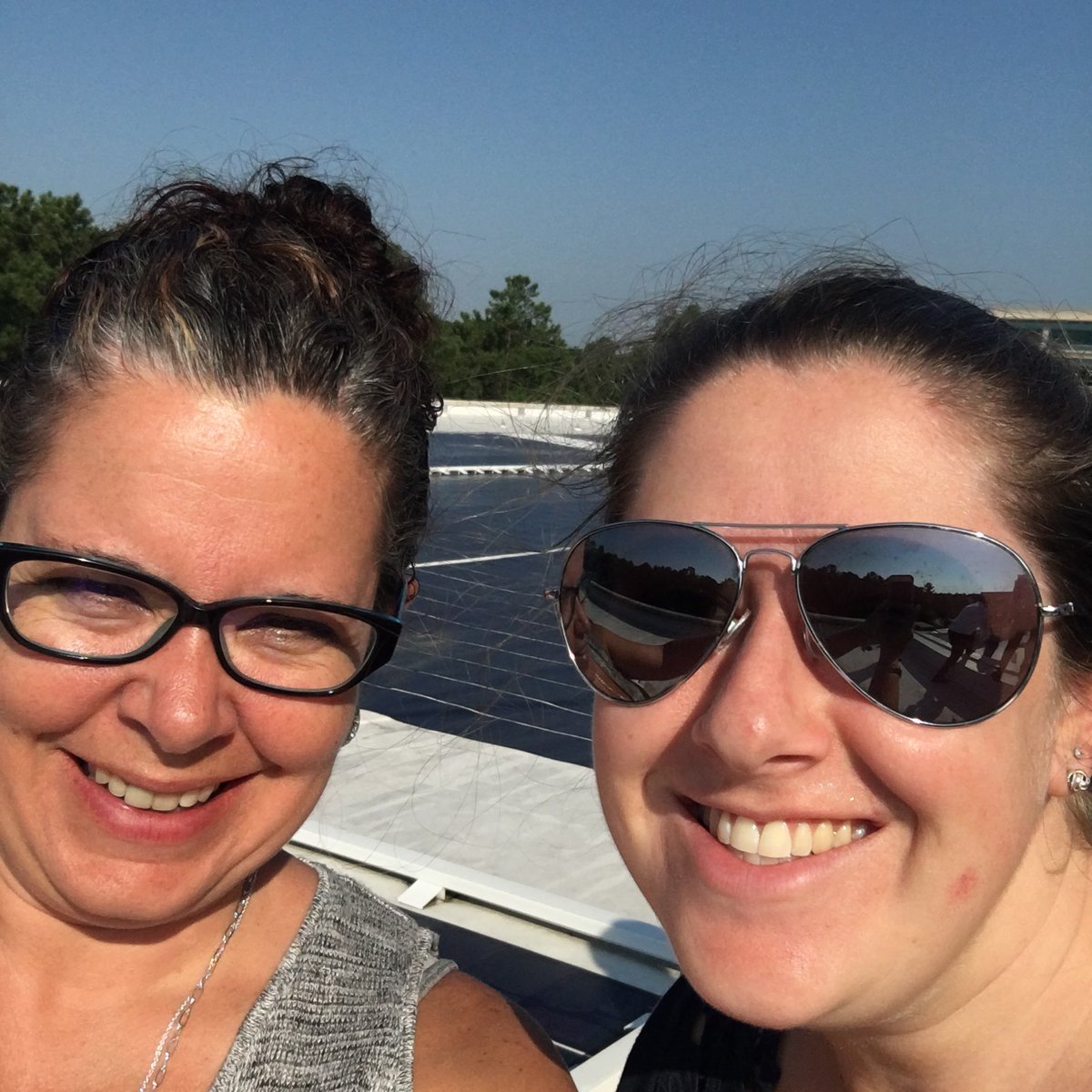 We are on a roof at the EPA! Checking out solar panels! #SummerSTEM2016 <a href="/ConnPrincipal/">Conn Principal</a> <a href="/ConnMagnet/">Conn Magnet Elementary</a> @4thgradeSTEM