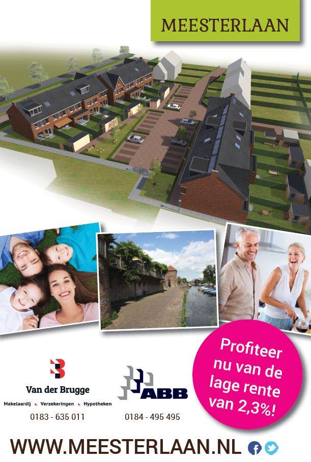 ABBBOUWGROEP's tweet photo. Er zijn nog schitterende woningen te koop in Meesterlaan te Leerdam. Nu met een zeer aantrekkelijke hypotheekrente! https://t.co/NJ0u4L1FpW