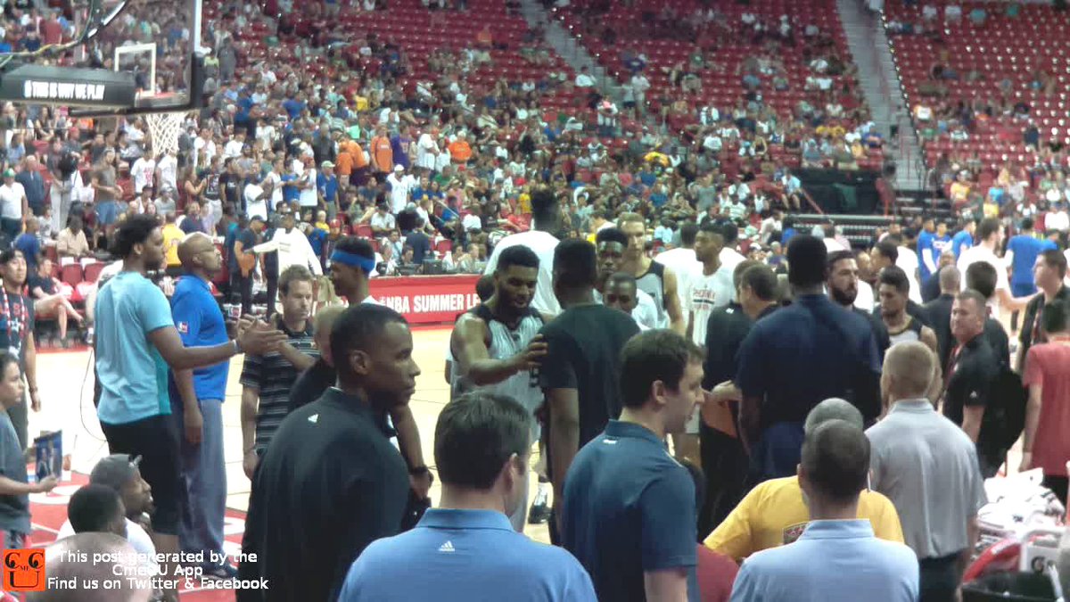 GoBeyondLive's tweet photo. Sister app @CmeCUapp just finished up at #NBASummer League. Pushed out 80K+ vids and 100K+ images for fans to share. https://t.co/BMVHIn6zjS
