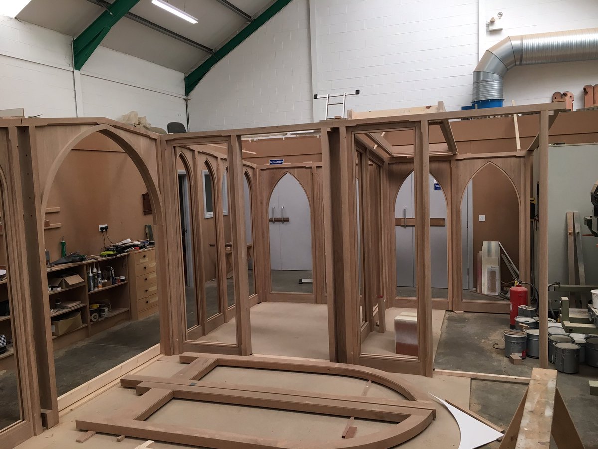 Ready for site- very exciting. #joinery #craftsmanship #architecture #oak #prefabrication