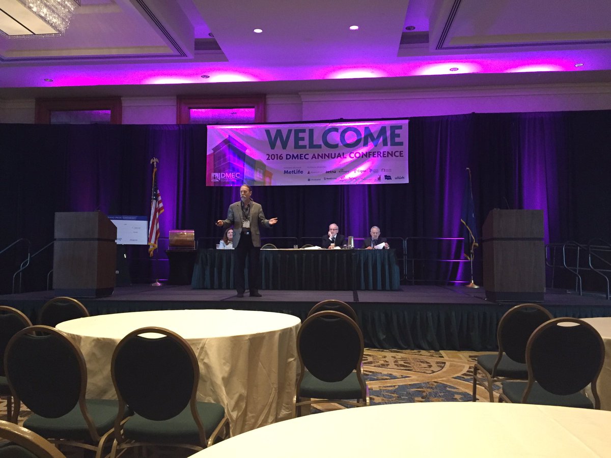DMECAbsenceMgt's tweet photo. We're talking opioid abuse in the final opening session at #DMEC2016. @Broadspire1 https://t.co/CY97XuqoC7