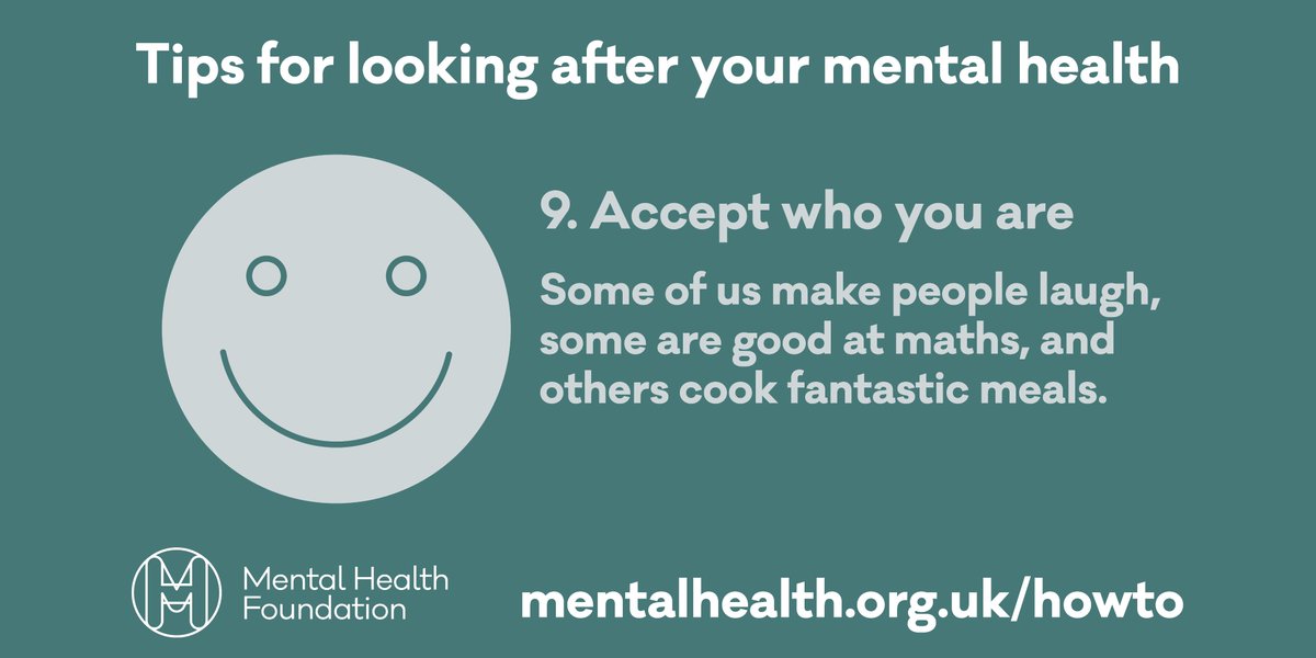 Mental Health Foundation on Twitter "Accepting who you are is one of