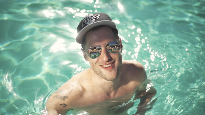 pitchfork's tweet photo. Yes, @SethBogartOK's new "Lubed" video features a lot of lube https://t.co/BegumJikzu https://t.co/8yLDLSceM8