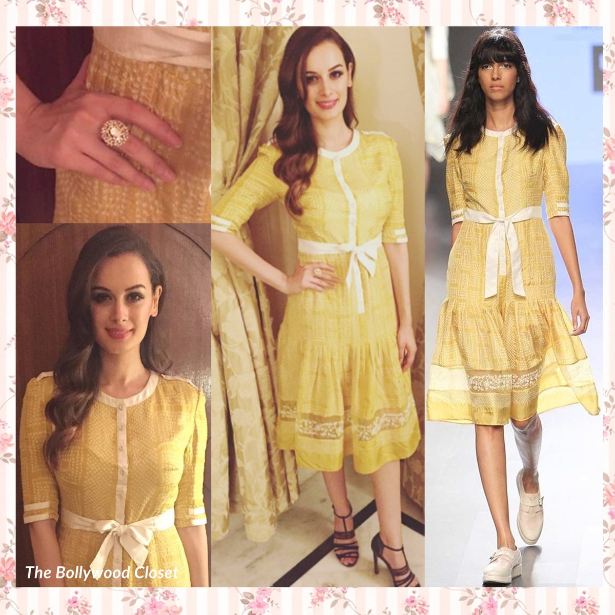 YASMINYOSEF's tweet photo. Evelyn Sharma (@evelyn_sharma) in @RahulMishra_7 For #EMFACE2016 - Styled by Jayati Jain https://t.co/hzHjWwIjva https://t.co/fG24EH79iI
