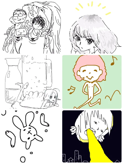 昔どんな絵描いてたっけーって思って何年ぶり?にmixiの記憶スケッチなんか見てみたら懐かしすぎて泣けてきたマウスで頑張って描いてたな私らしいな〜って感じ良くも悪くも 