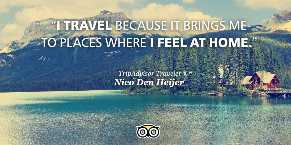 RT if you've traveled to a place that made you feel like you never left home #WhyWeTravel