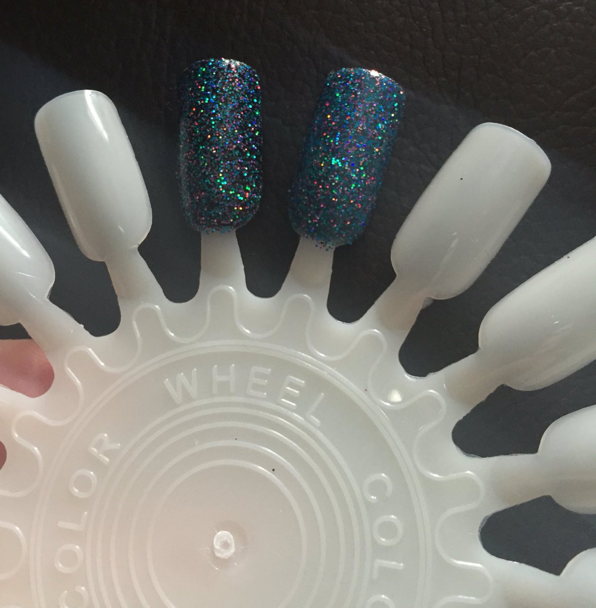 Left or Right #IBDJustGel #balcklava and #bardotindigo with #MagpieGlitter #Amira on top.
#love #sparkle #Youchoose