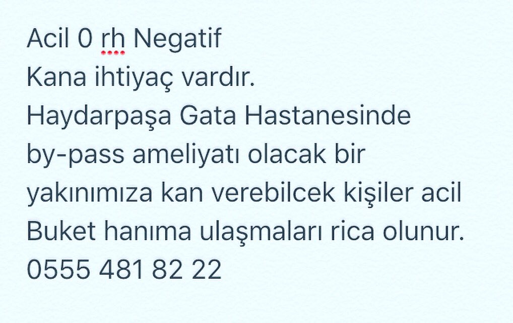 MoveUpTurkey's tweet photo. 0 rh negatif #acilkanaranıyor #gatahastanesi https://t.co/Kf9HxxXjd0