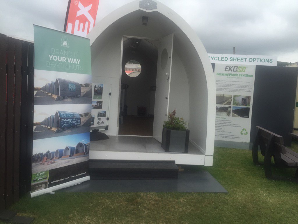TheGlampingShow's tweet photo. Just dropped off some flyers at the #purepod #logpod stand https://t.co/jajuJUOC8t https://t.co/ejVvjcBNba