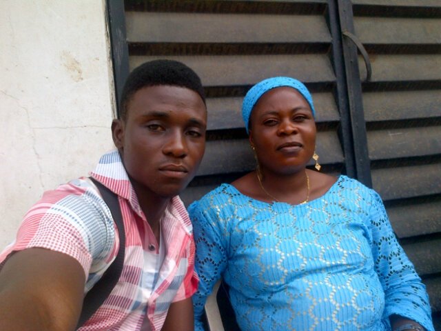 #with my mum