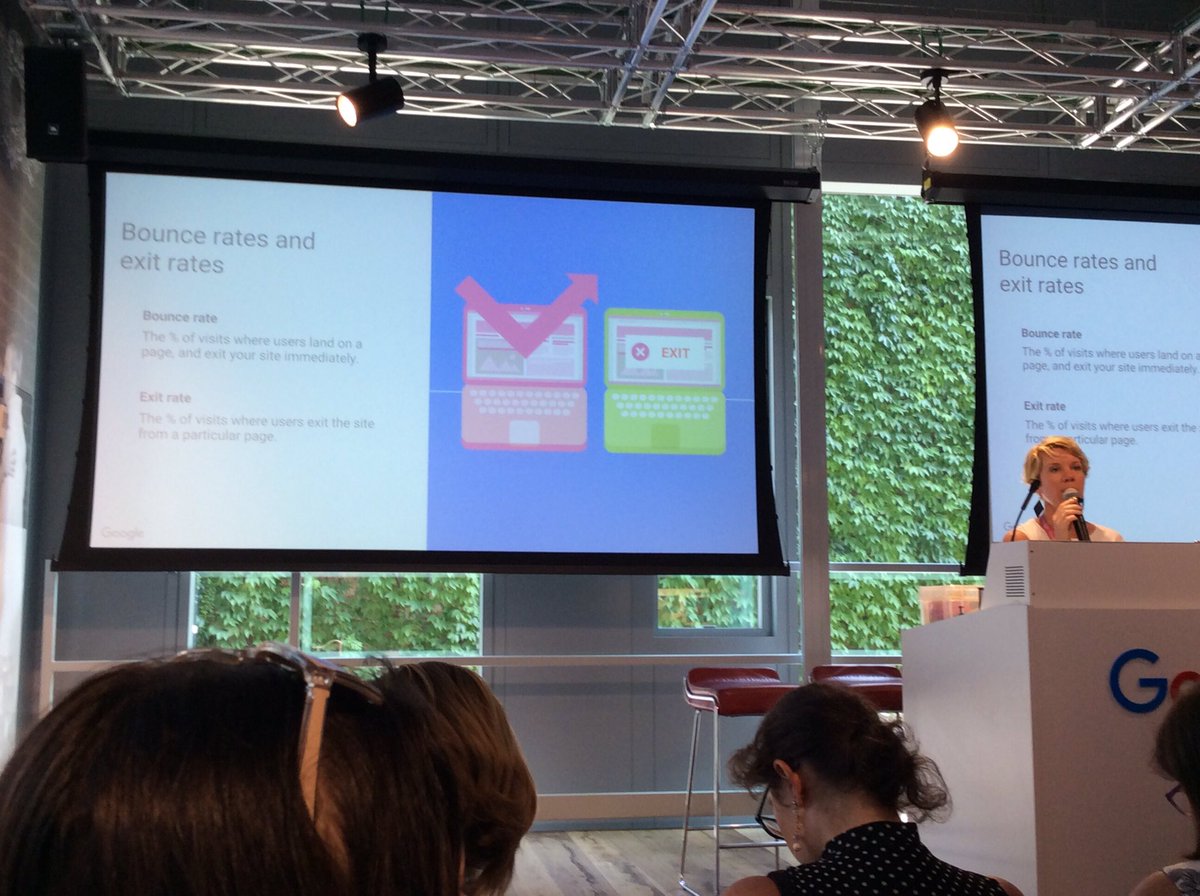 SIMO2's tweet photo. Bounce ed exit rates= indicatori da considerare con attenzione! #gdrefresh @WorkWideWomen https://t.co/TMHhs3kkDG