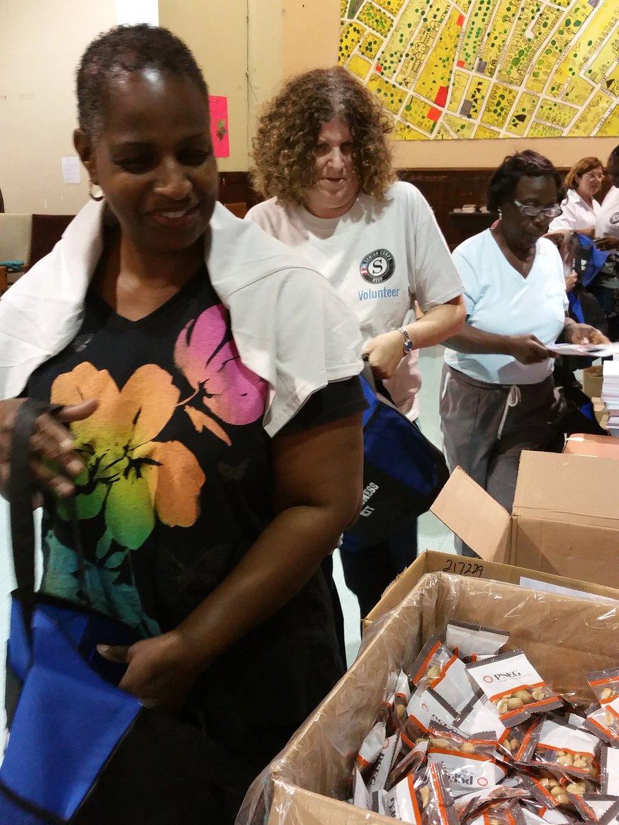 UVSO's tweet photo. #UVSO Board member Pat Jackson-Williams helping to assemble #disasterPreparedness kits. @PSEGNews #volunteer https://t.co/T0CuwitrYM