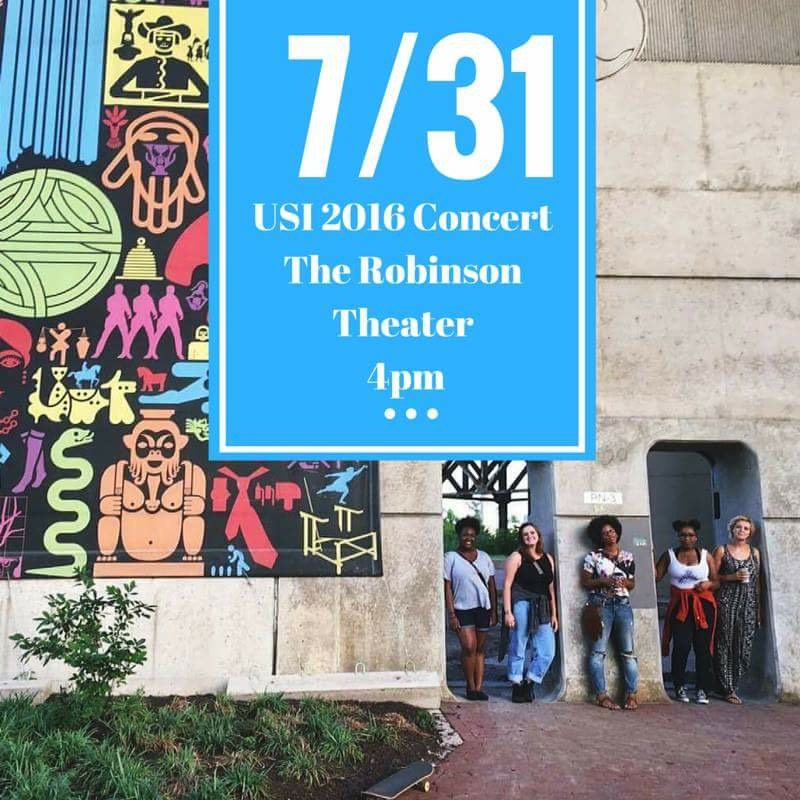 Also, the #USI16 Concert is in 10 days!!!! We'd love to see all of you there!