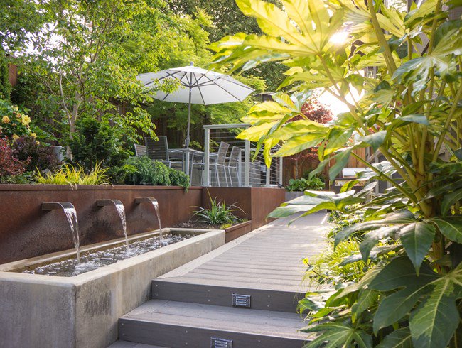 GardenDesignMag's tweet photo. Where we want to be today. Terraced #Portland garden by @Bloomtown https://t.co/a9f15PrQa3 @PacHort @eGardenGo https://t.co/GcH2YWcAc7