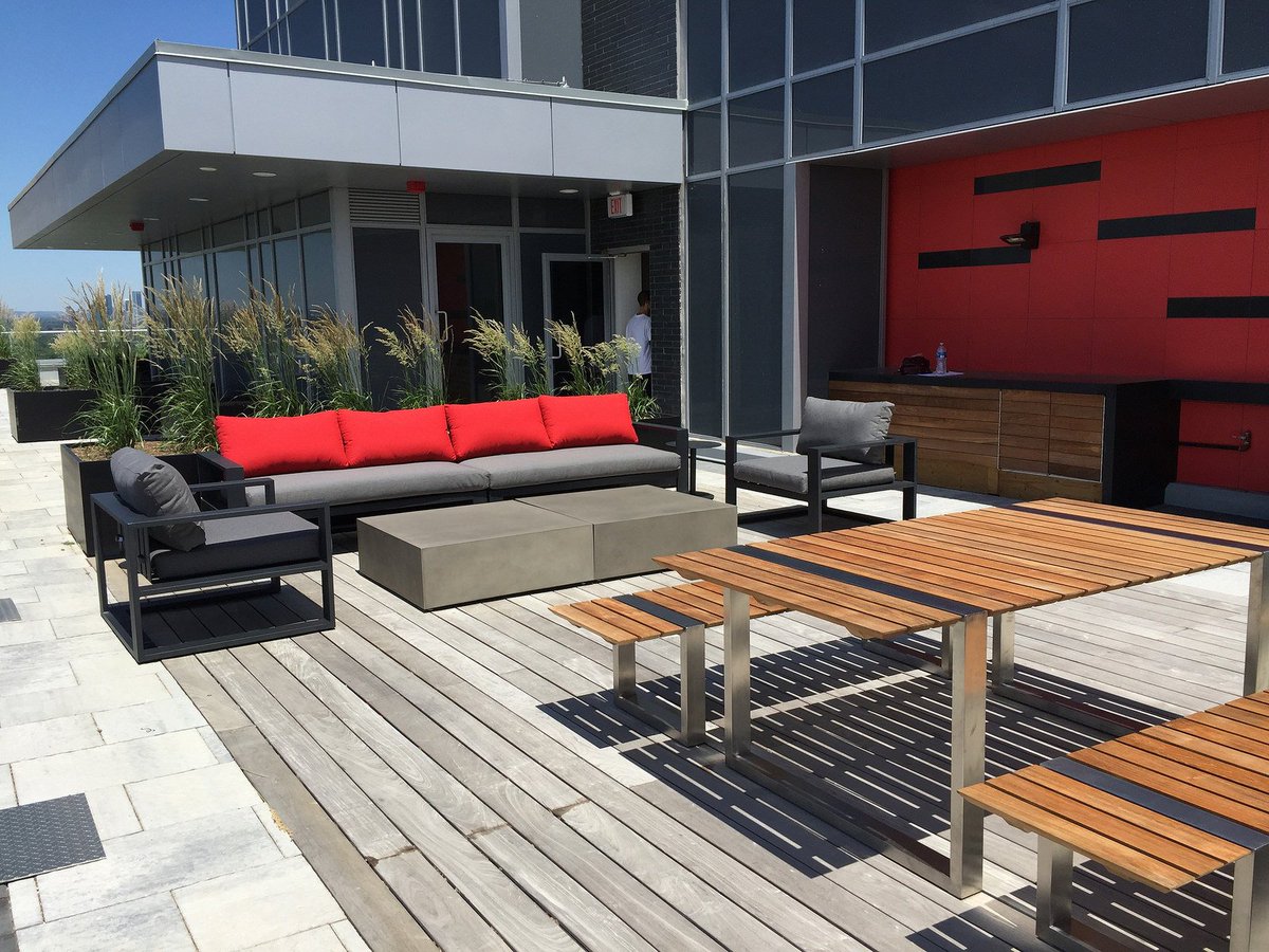 hausersite's tweet photo. A #HauserInstall we did at @NEONCONDOS featuring our Quantum collection #patiofurniture https://t.co/x7CZz0MMT3 https://t.co/9fR1EejN42