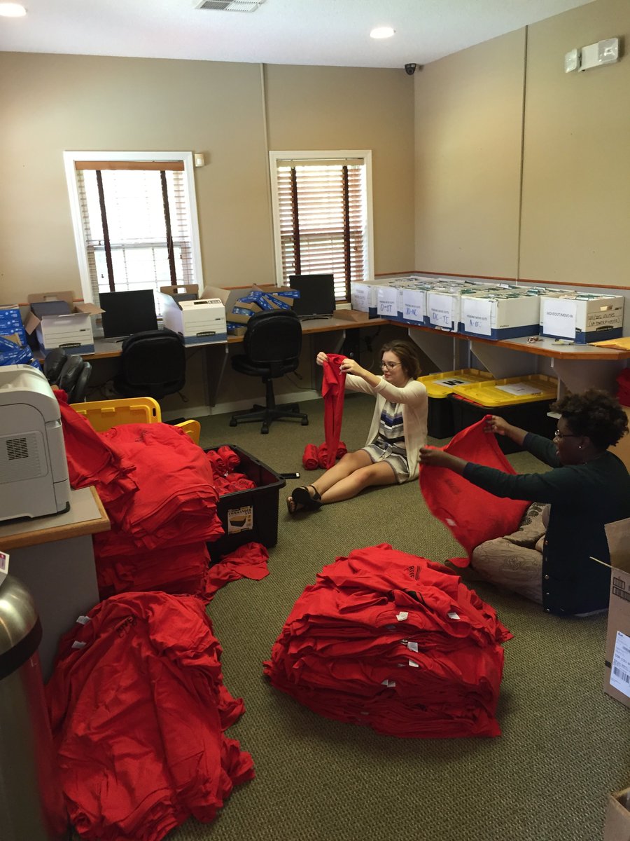 RiverClubAthens's tweet photo. What's this? 850 t-shirts being rolled up for our new residents? #RiverClubAthens #19daysandcounting https://t.co/ddT0i7UbWu