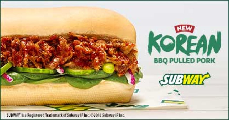 SubwayAlberta's tweet photo. Ready to MEAT your SEOUL mate, Red Deer? #SubwayTasteKitchen is at Westerner Days from July 21st-24th! @SUBWAYCanada https://t.co/IoVyjAc9OY