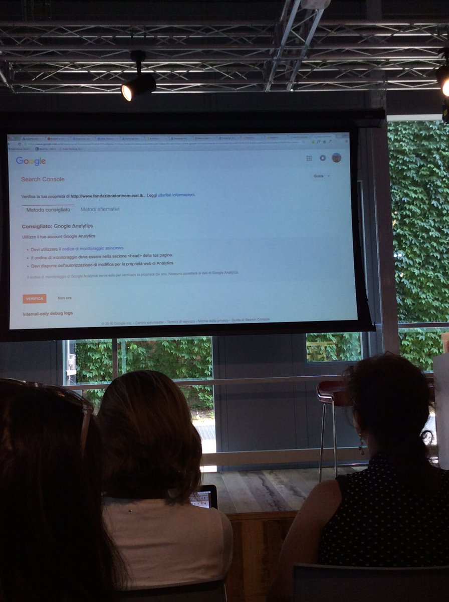 SIMO2's tweet photo. Importante linkare Search Console per monitorare traffico SEO. Considerate la sitemap #gdrefresh @WorkWideWomen https://t.co/nCKINObKn8