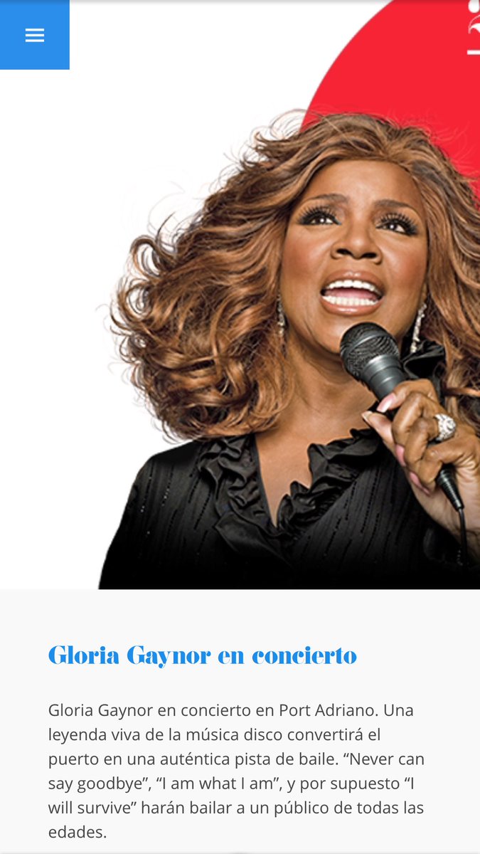 En <a href="/transfer_class/">Transfer Class</a> ya estamos preparados para trasladar a gloria gainor en el esperado concierto en <a href="/portadriano1/">Port Adriano</a>