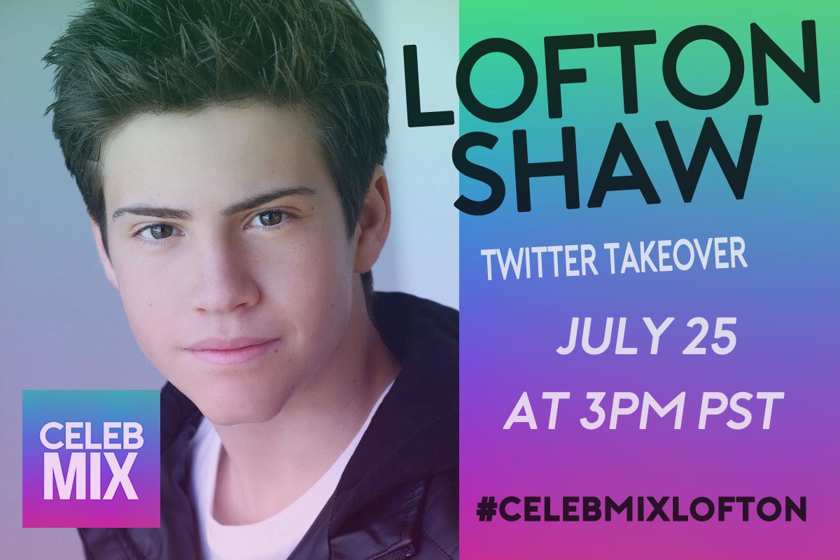 Hey guys! I'm taking over! Bwahahah! Hang out with me Monday 7/25 on <a href="/CelebMix/">CelebMix</a> &amp; tweet questions #CelebMixLofton