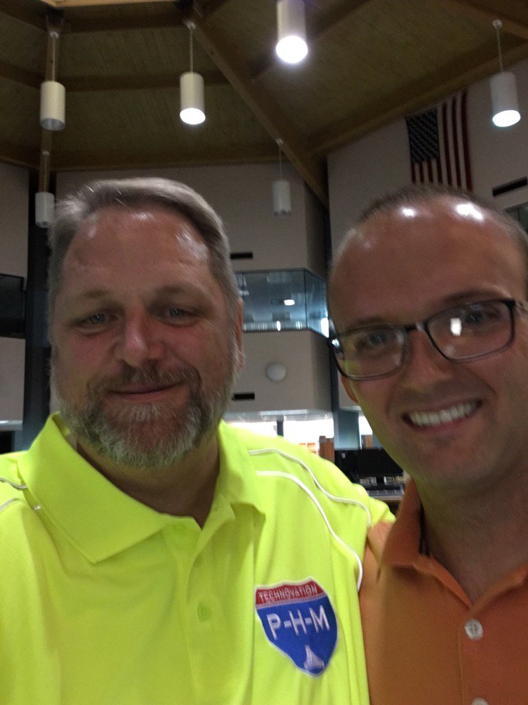 GCSSuper's tweet photo. My former home room student,@CES_highability mr. Ryan Wallick at Technovation! @PennPride365 #PHMTech https://t.co/trcfCFicSE