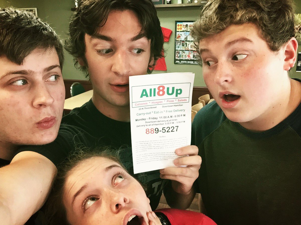 shreddergoblin's tweet photo. Come visit your favorites (and Nick) at #All8Up today 🍕8️⃣ https://t.co/fWGS5gQFRy