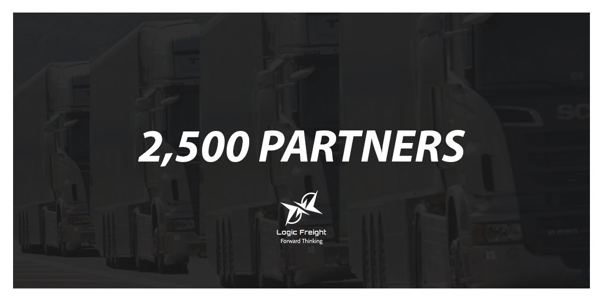 LogicFreight's tweet image. With over 2,500 partners already working with us, you're in good hands.