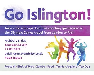IslingtonBC's tweet photo. Very limited space for BBQs on Saturday as Go Islington takes over Highbury Fields https://t.co/vout7oaXvI #LIPS2016 https://t.co/Mom2Y9kKP8