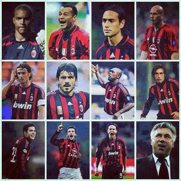 TheFootballFeel's tweet photo. Once upon a time at A.C. Milan https://t.co/VCnGA0G692
