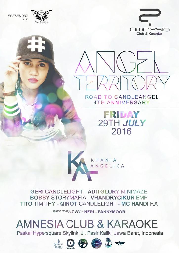 NEXT WEEK ! July'29 "ANGEL TERRITORY"  At Amnesia Club w/ KHANIA ANGELICA From <a href="/SpinachRecords/">Hello Loco</a> RSRV: 081313660211