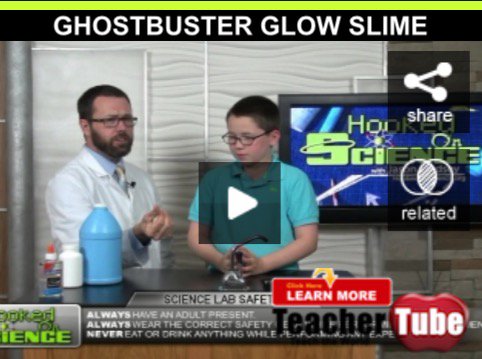 STEMfinity's tweet photo. Mr Science & kid scientist show us how 2 create ghostbuster glow slime #experimentoftheweek https://t.co/uWk01CJ3Fe https://t.co/3wseZ7y2lA