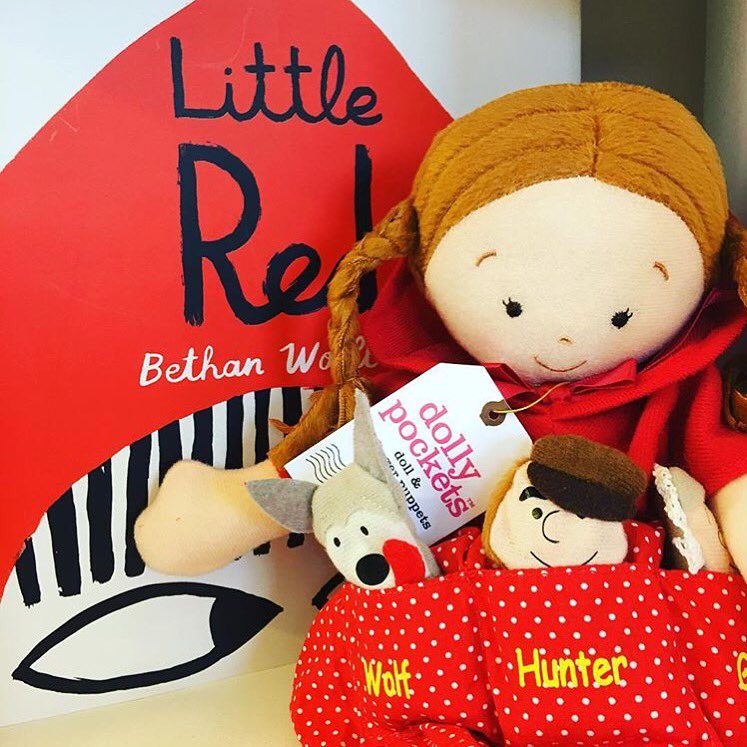 NABearCo's tweet photo. Our award-winning Dolly Pockets™ are great gifts! Each doll comes with 3 finger puppets for storytelling fun! ❤️ https://t.co/ZVSd74Jr4v