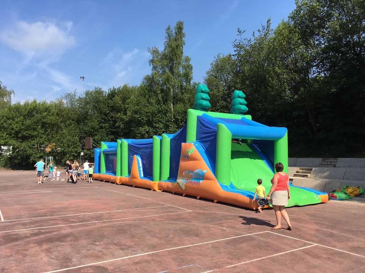 Elke donderdag hebben we stormbaan in de #zomervakantie voor de kleintjes volop #genieten in hun #vakantie