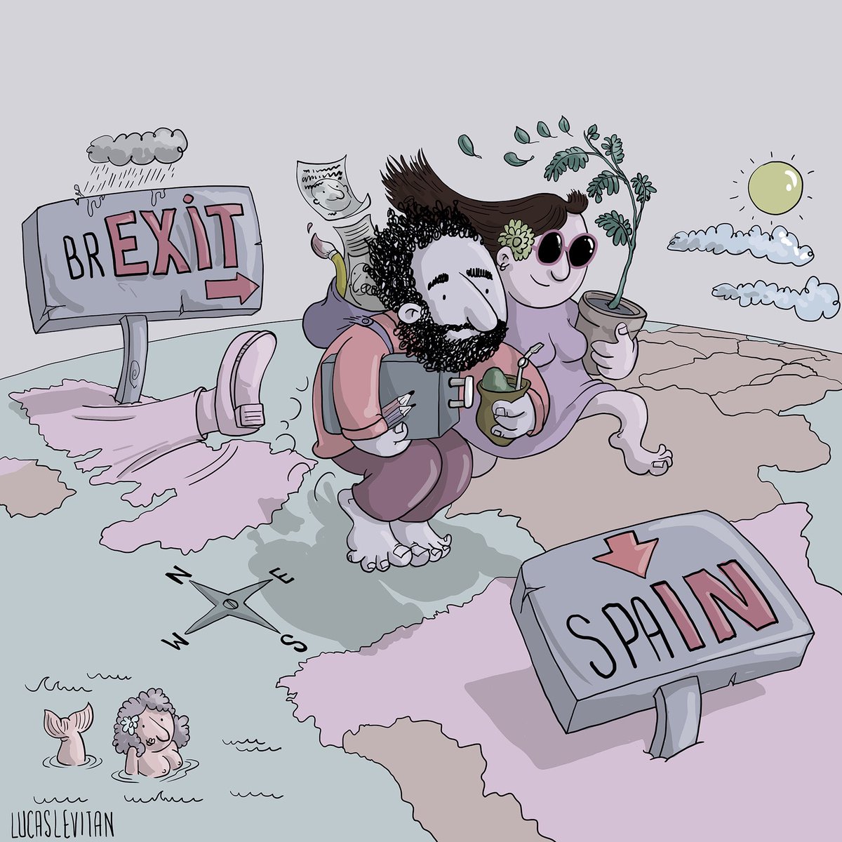 lucaslevitan's tweet photo. I'm not leaving UK just because of the Brexit, but the joke was so good I decided to have this artistic license. https://t.co/aAviFFUnsH
