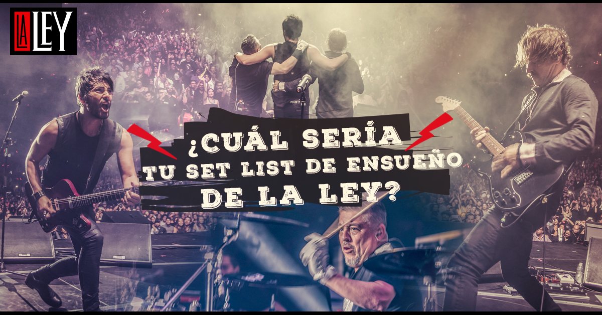 Si pudieras escoger tu set list de ensueño... Cuál sería?