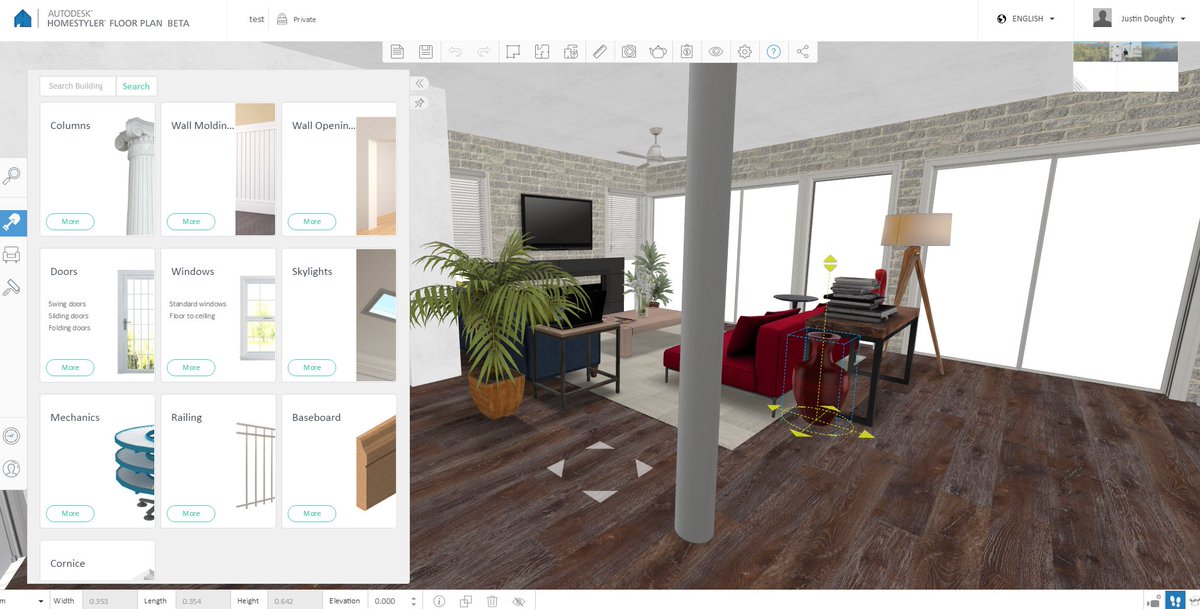 Justin Doughty On Twitter Autodesk Homestyler Floor Plan Https