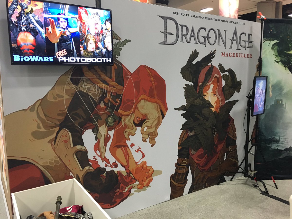 bioware's tweet image. Aaaand #SDCC is a go. Catch us at @DarkHorseComics booth 2615 and get your photo taken at our photo booth. 📸