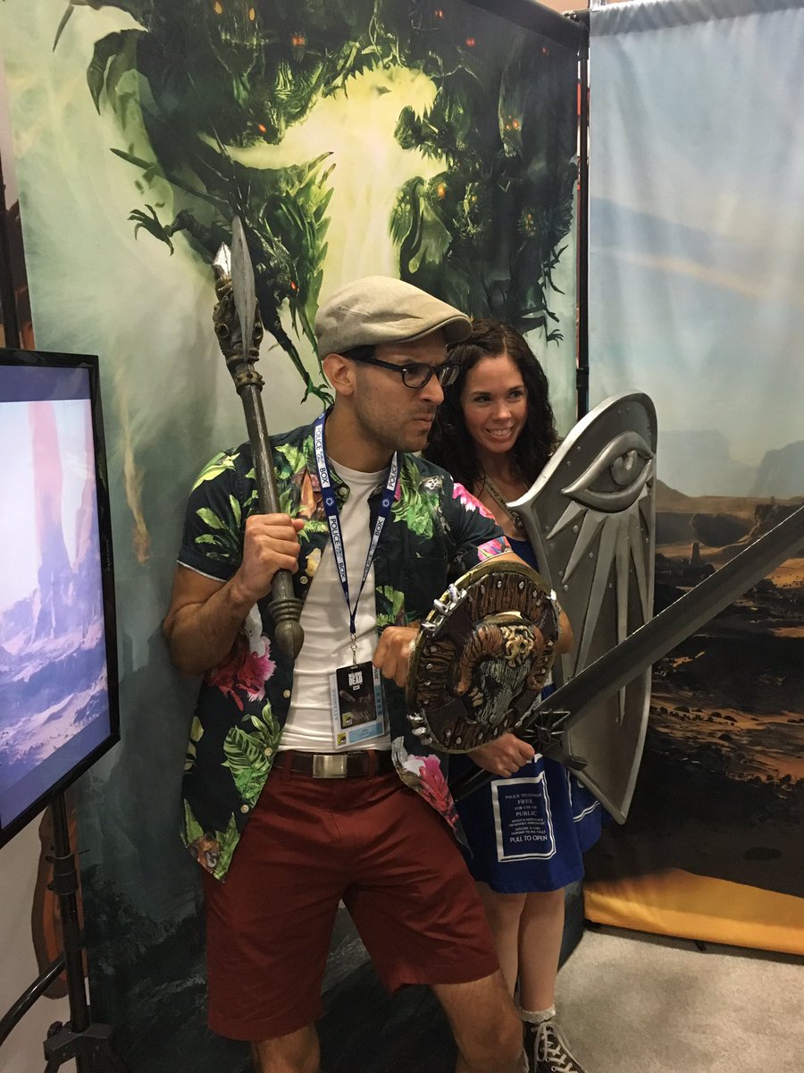 bioware's tweet image. Aaaand #SDCC is a go. Catch us at @DarkHorseComics booth 2615 and get your photo taken at our photo booth. 📸