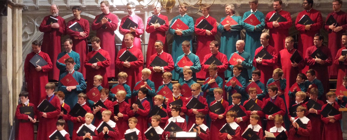 The choristers are at the southern cathedrals festival in Chichester <a href="/SalisburyCath/">Salisbury Cathedral</a> <a href="/salcathschboard/">SCSBoarding</a> @salcathsch