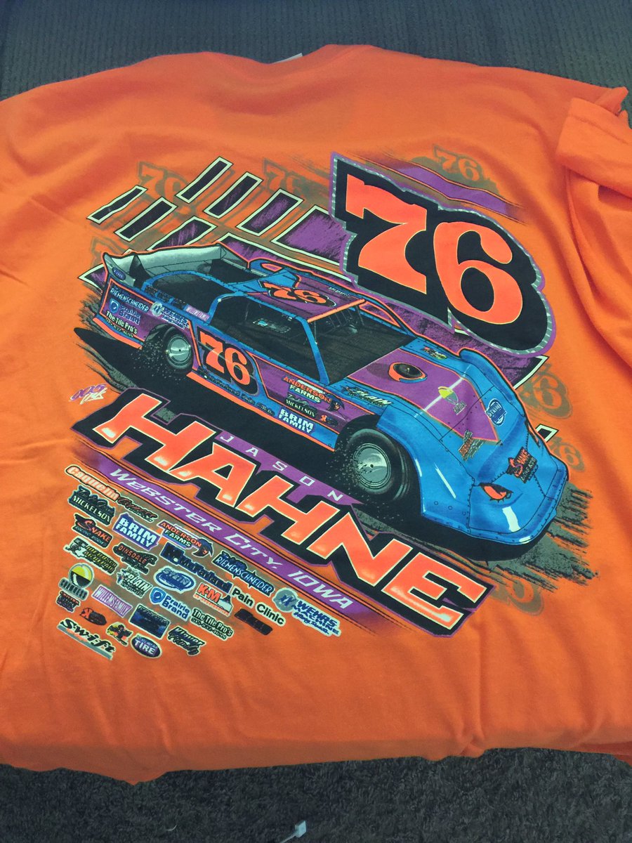 Fresh @HahneRacing tee to tame the #HistoricWestside at #ThursdayNightThunder