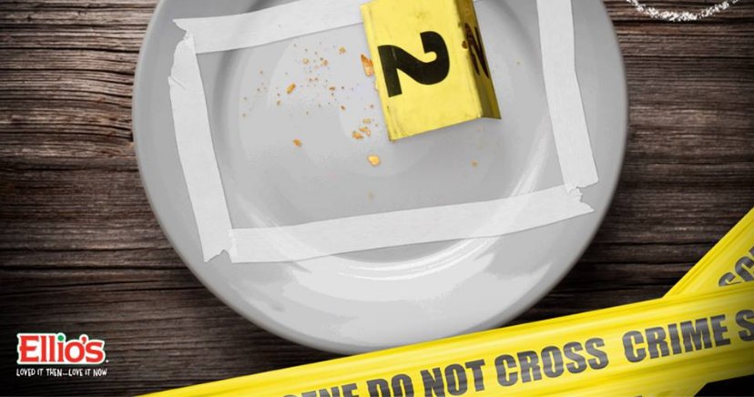 DebbieMorrical's tweet photo. Pizza Forensic Files: when you don’t know who ate the last slice. #ElliosPizzaPrizes - https://t.co/8Ni2TGM66B https://t.co/D2Qa7gwNEw