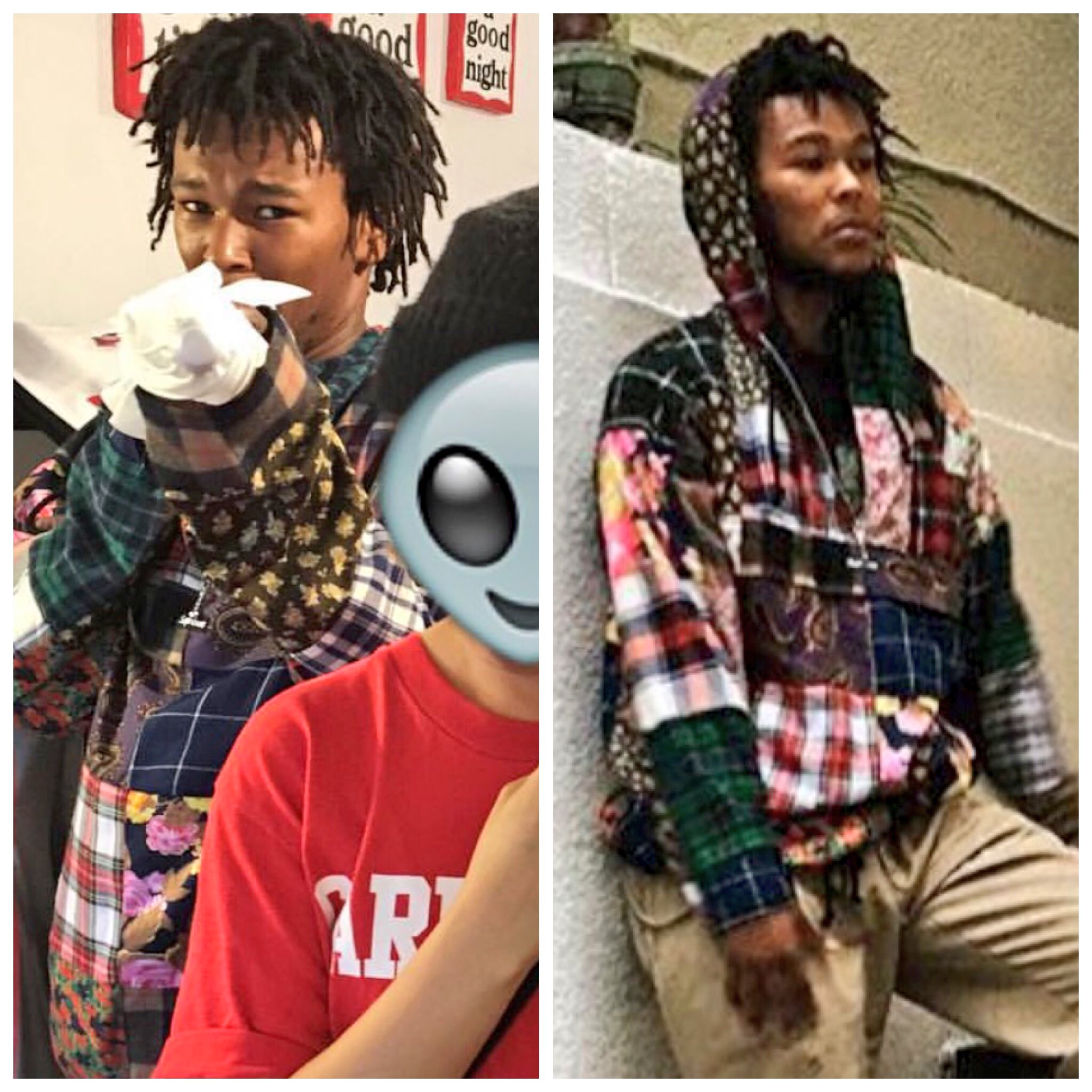 Patchwork anorak supreme hot sale
